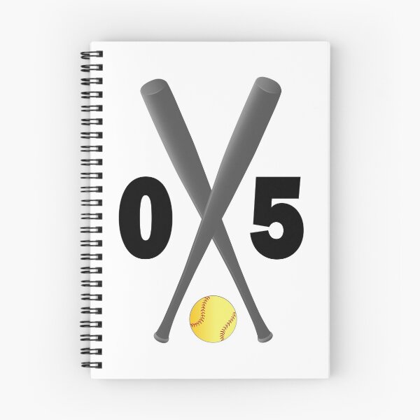 Item preview, Softball number 05 - zero five with bats and ball designed and sold by AllShirts21.