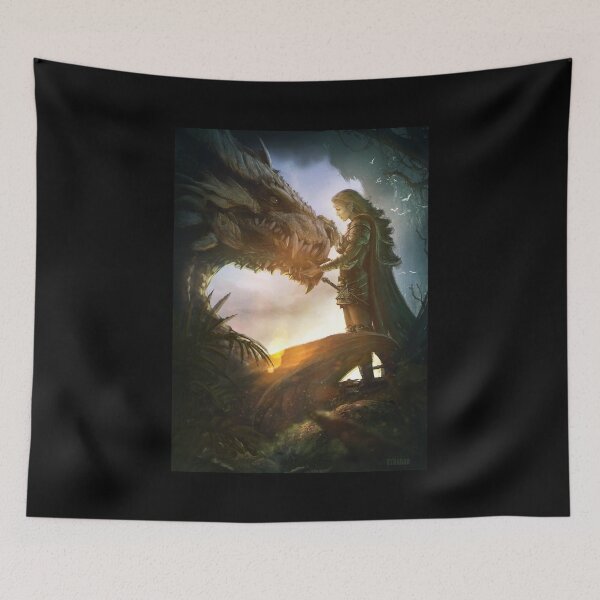 Item preview, Dragon and the Elf Princess designed and sold by straban.