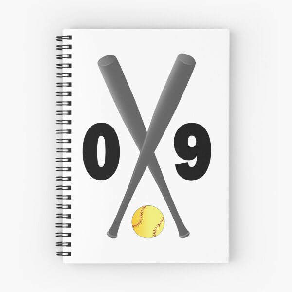 Item preview, Softball number 09 - zero nine with bats and ball designed and sold by AllShirts21.