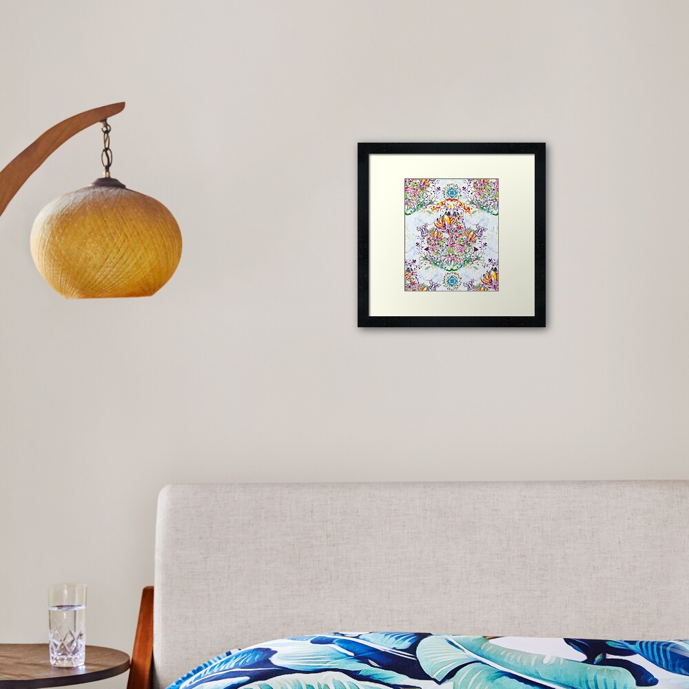 Item preview, Framed Art Print designed and sold by WzoryOzdobne.