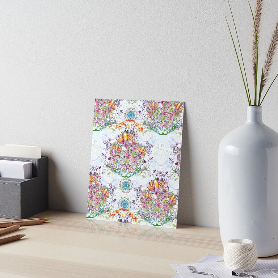 Item preview, Art Board Print designed and sold by WzoryOzdobne.