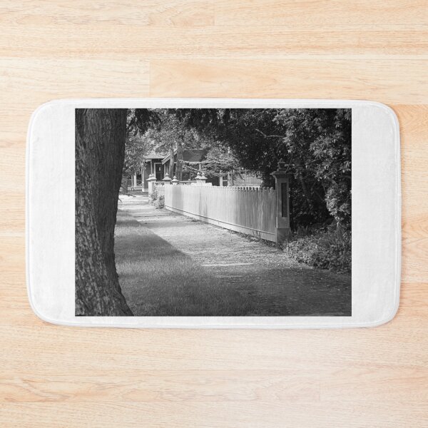 Item preview, THE SIDEWALKS OF PORT TOWNSEND IN BLACK AND WHITE designed and sold by Elaine Bawden.
