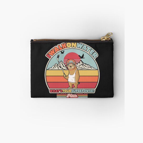 Item preview, Hockey sobre hielo Sloth Graphic. Diseño retro del estilo que camino en el agua designed and sold by PackAPunch.