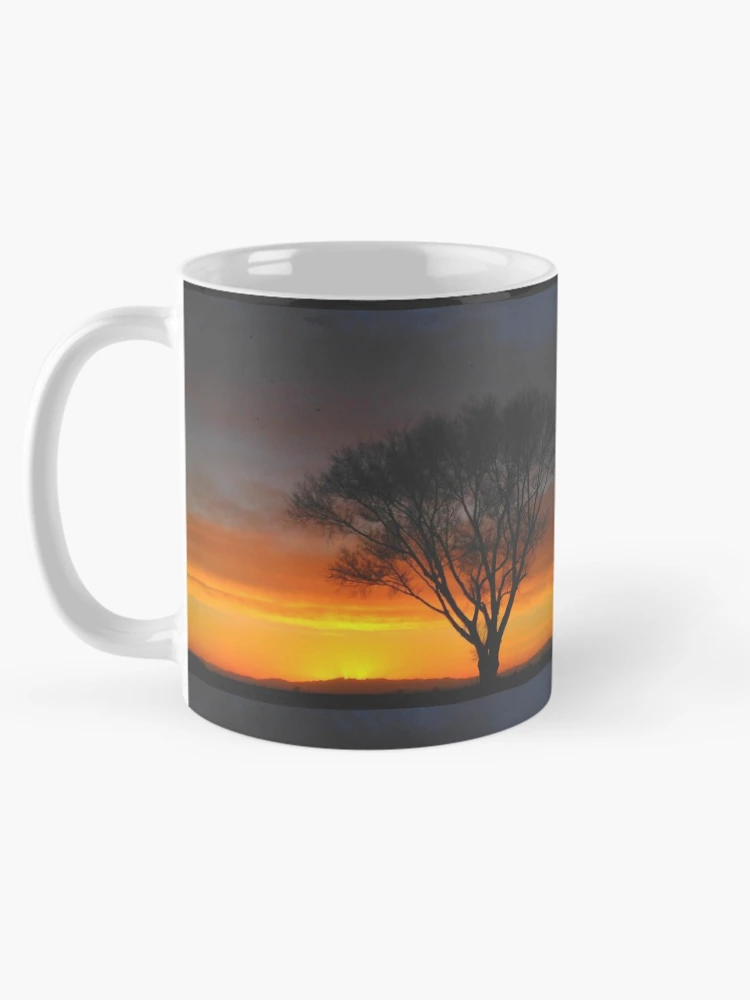 Thumbnail 5 of 6, Coffee Mug, Sunset Tree designed and sold by RiffXS.