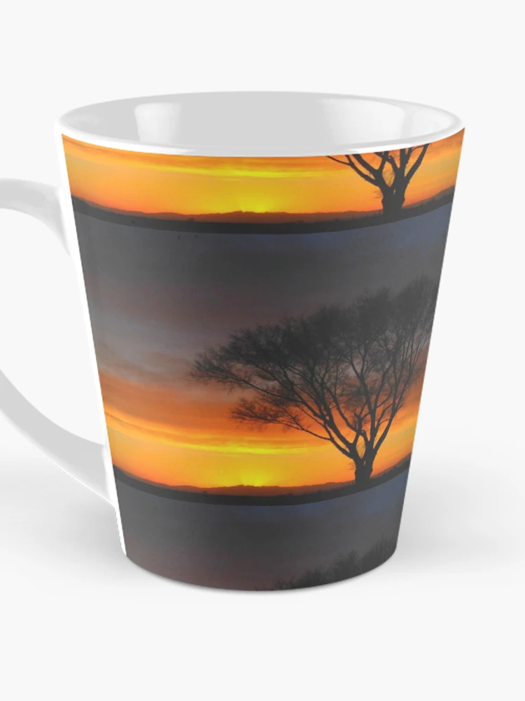 Thumbnail 3 of 4, Coffee Mug, Sunset Tree designed and sold by RiffXS.