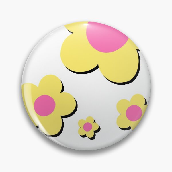 Item preview, Yellow Hippie 60's and 70's Colorful Flowers w/o highlights designed and sold by angelycaviolet.