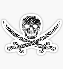 Pirate Bones Sticker