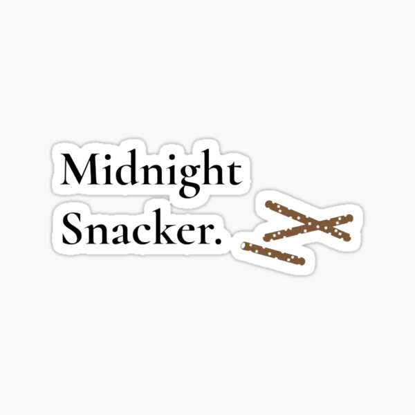 Item preview, Midnight Snacker with Pretzels designed and sold by pdaniels.