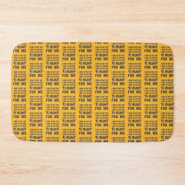 Item preview, I Run To Get Out, I Run To Explore, I Run To Escape, I Run For Me - Funny Running Quotes -  Black, Yellow, Gray, White - Marathoner Gift, Runner's Gift, Running Gift designed and sold by RaceRunnerz-.