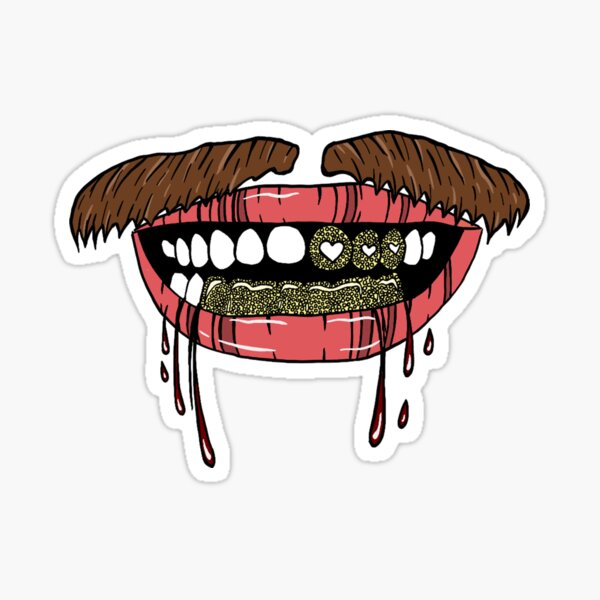 Sticker Grillz Redbubble