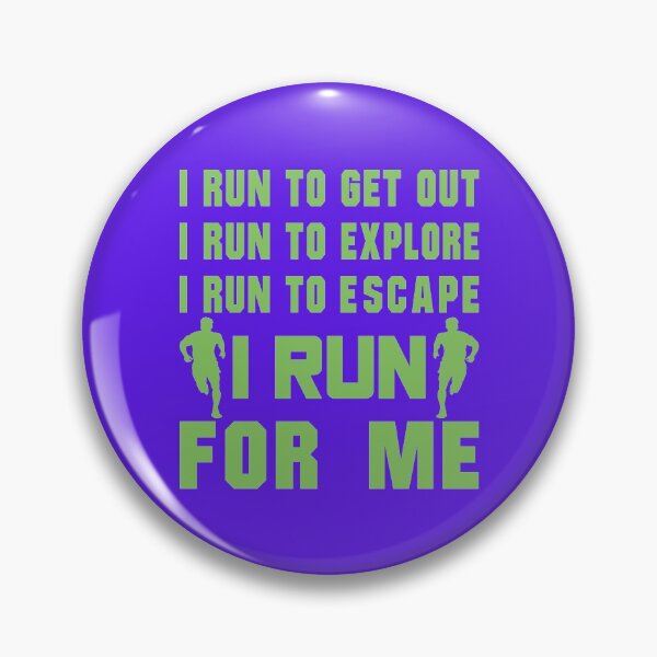 Item preview, I Run To Get Out, I Run To Explore, I Run To Escape, I Run For Me - Funny Running Quotes -  Green, Violet, Gray, White - Marathoner Gift, Runner's Gift, Running Gift designed and sold by RaceRunnerz-.