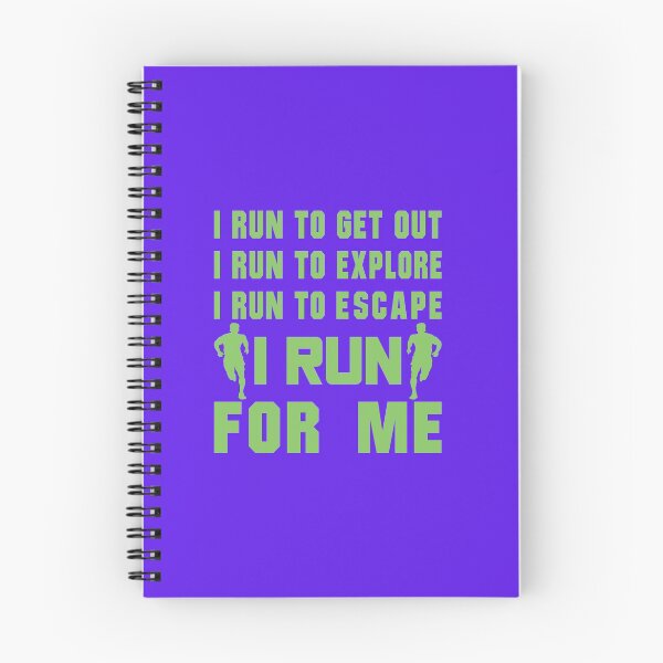Item preview, I Run To Get Out, I Run To Explore, I Run To Escape, I Run For Me - Funny Running Quotes -  Green, Violet, Gray, White - Marathoner Gift, Runner's Gift, Running Gift designed and sold by RaceRunnerz-.