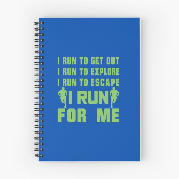 Item preview, I Run To Get Out, I Run To Explore, I Run To Escape, I Run For Me - Funny Running Quotes -  Green, Cobalt Blue, Gray, White - Marathoner Gift, Runner's Gift, Running Gift designed and sold by RaceRunnerz-.