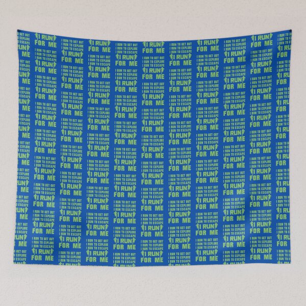 Item preview, I Run To Get Out, I Run To Explore, I Run To Escape, I Run For Me - Funny Running Quotes -  Green, Cobalt Blue, Gray, White - Marathoner Gift, Runner's Gift, Running Gift designed and sold by RaceRunnerz-.