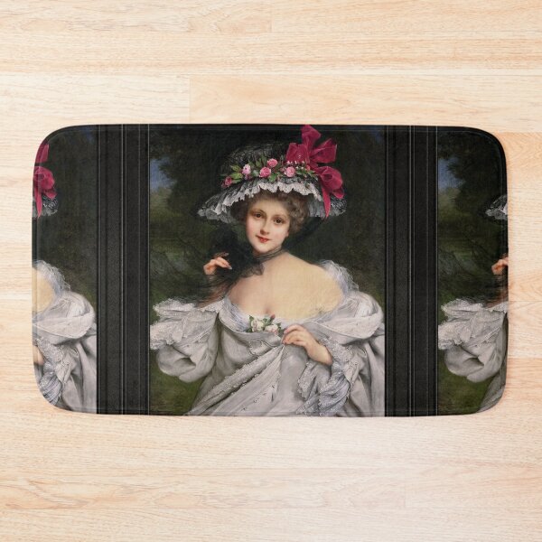 Item preview, Young Beauty With A Red Ribbon Hat by Francois Martin-Kavel designed and sold by Xzendor7 Digital Art Creations.