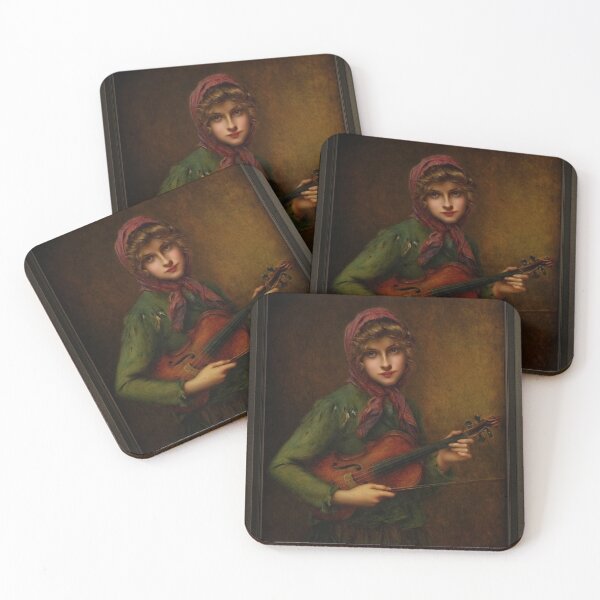 Item preview, The Young Violin Player by Francois Martin-Kavel Fine Art Vintage Reproduction designed and sold by Xzendor7 Digital Art Creations.