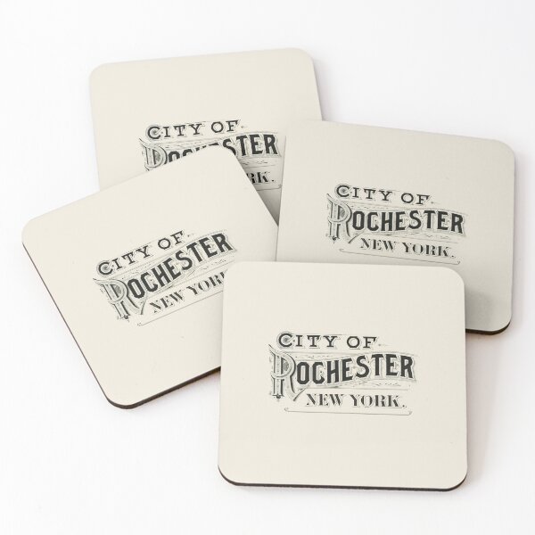 Item preview, City of Rochester, New York (Atlas Typography) designed and sold by MetroPosters.