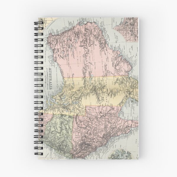 Item preview, Vintage Map of Australia (1891) designed and sold by BravuraMedia.