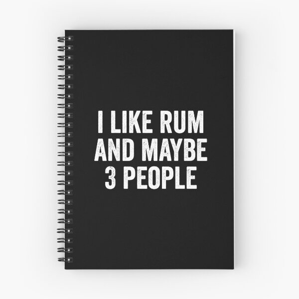 Item preview, I Like Rum And Maybe 3 People | Rum | Rum Gift | Rum Lover | Drinking | Pirate | Rum | Alcohol  designed and sold by YellowWolf.