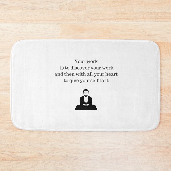 Item preview, Buddhist Quote  - your work is to discover your work designed and sold by Inspirationmotivation.