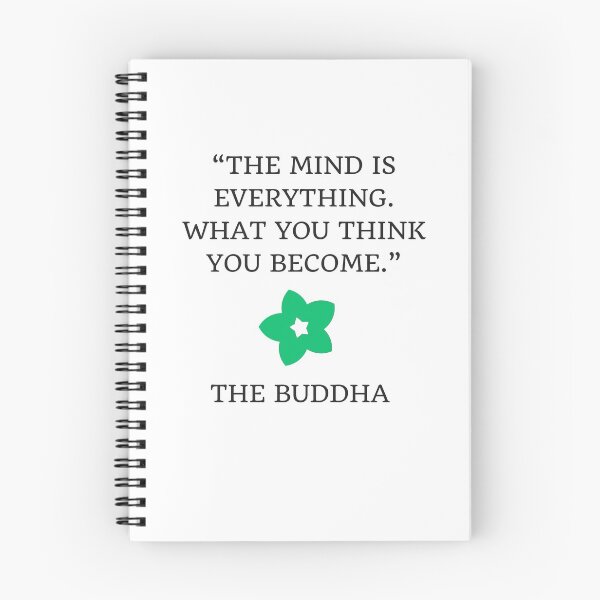 Item preview, The mind is everything. What you think you become - Buddhist Quote designed and sold by Inspirationmotivation.