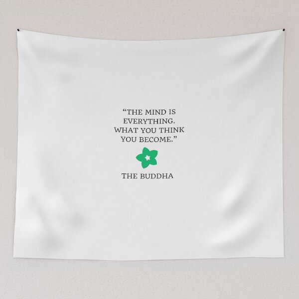 Item preview, The mind is everything. What you think you become - Buddhist Quote designed and sold by Inspirationmotivation.