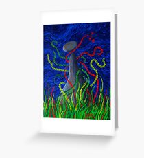 The Heaven Starts to Shatter in Dreams of Darkness Greeting Card