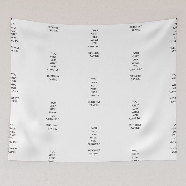 Item preview, you only lose what you cling to designed and sold by Inspirationmotivation.