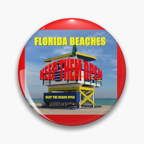 Item preview, Florida beaches keep them open designed and sold by David Lee Thompson.