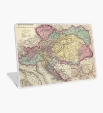 Vintage Map of Austria (1856) Laptop Skin