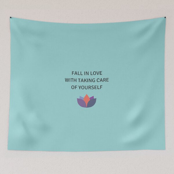 Item preview, Fall in Love with Taking Care of Yourself - Yoga Buddhism Quotes designed and sold by Inspirationmotivation.