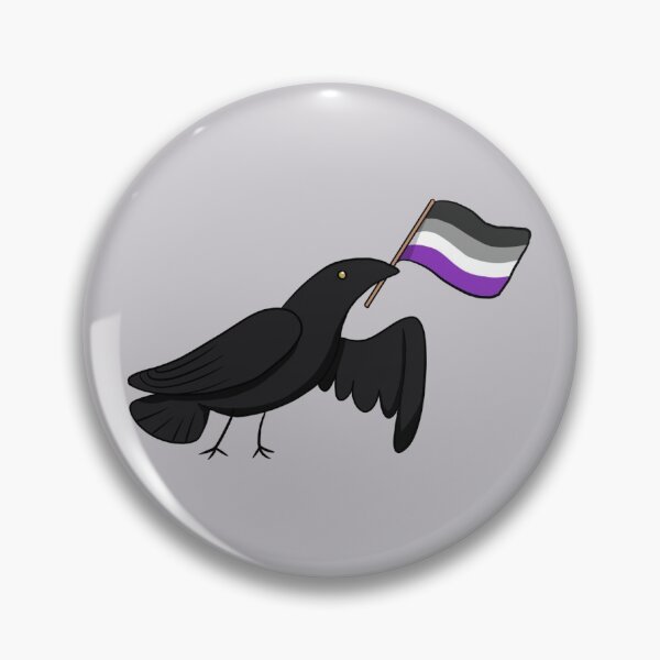 Pride Corvids - Ace Pin
