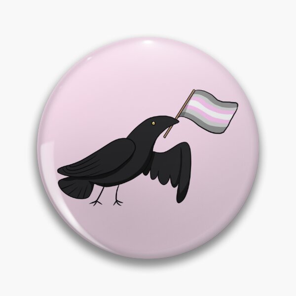 Item preview, Pride Corvids - Demigirl designed and sold by Drawn by Raven.