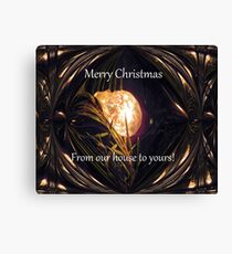 Merry Christmas Canvas Print