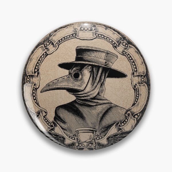 Vintage Plague Doctor Pin