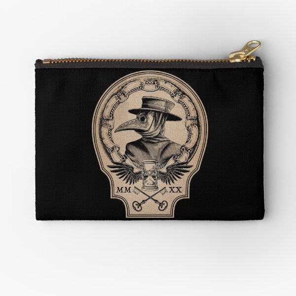 Vintage Plague Doctor Zipper Pouch