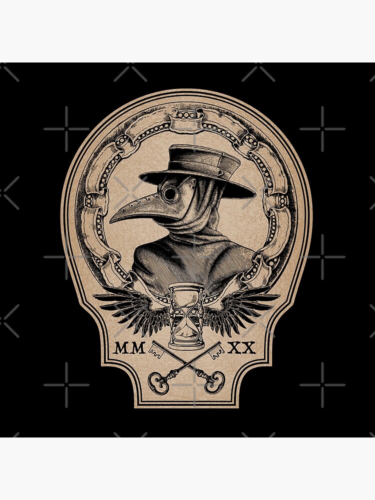 Vintage Plague Doctor Sticker for Sale by RavenWake