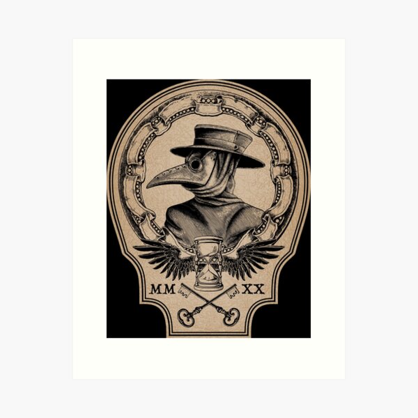 Vintage Plague Doctor Art Print