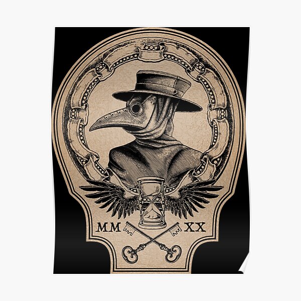 Vintage Plague Doctor Poster
