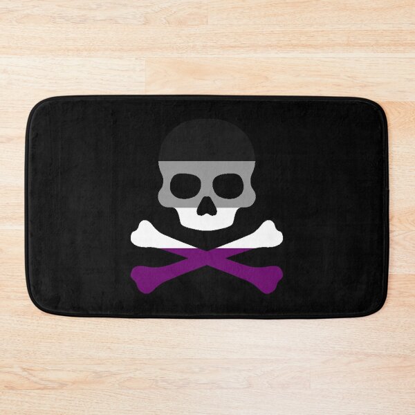Item preview, Pirate Jolly Rodger in Asexual Pride Flag Colors designed and sold by CaelanPride.