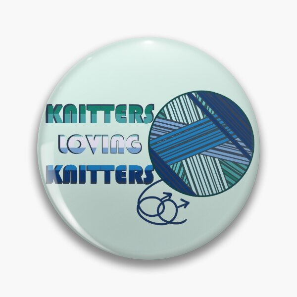 Item preview, Knitters Loving Knitters - Gay Man Flag designed and sold by MoznaInaczej.