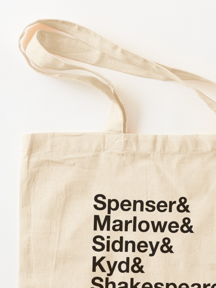 Alternate view of Elizabethan Playwrights List Tote Bag