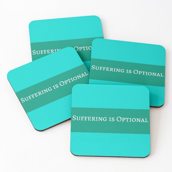 Item preview, Suffering is Optional - Buddhism Buddha Peaceful Wisdom designed and sold by Inspirationmotivation.