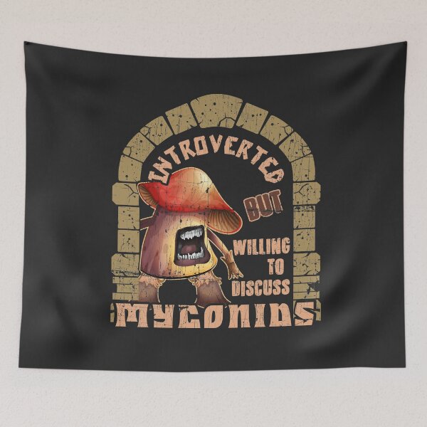 Item preview, Introverted but Myconids designed and sold by KennefRiggles.