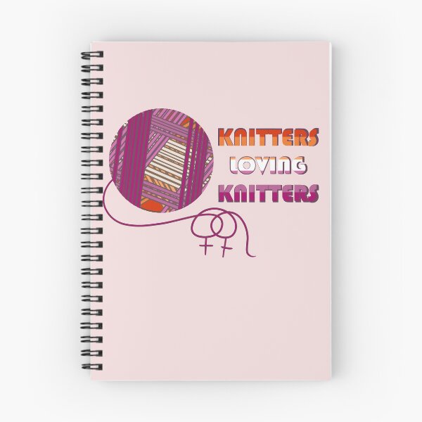 Item preview, Knitters Loving Knitters - Lesbian Flag designed and sold by MoznaInaczej.