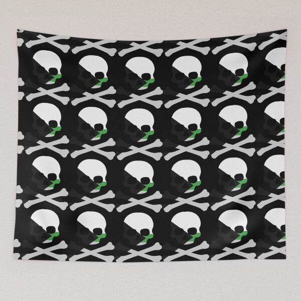 Item preview, Pirate Jolly Rodger in Demiromantic Pride Flag Colors designed and sold by CaelanPride.