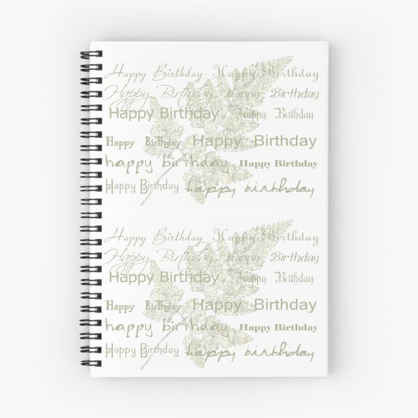 Item preview, Happy Birthday Card Using Fern Frond designed and sold by Sandra Foster.