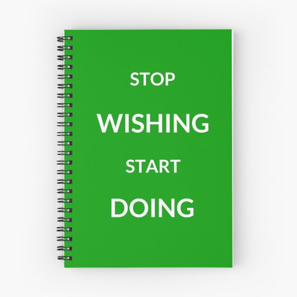 Item preview, ~ STOP WISHING START DOING ~ designed and sold by Inspirationmotivation.