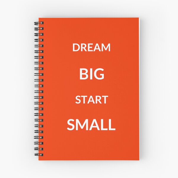 Item preview, ~ DREAM BIG, START SMALL ~ designed and sold by Inspirationmotivation.