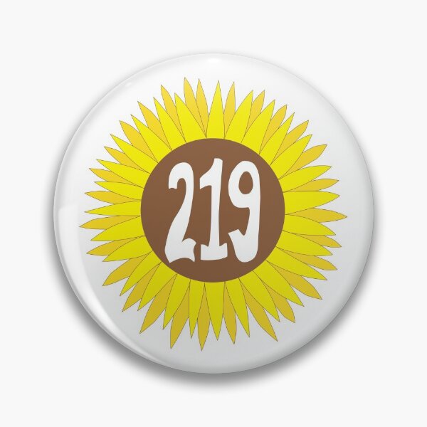 Item preview, Hand Drawn Indiana Sunflower 219 Area Code designed and sold by itsrturn.